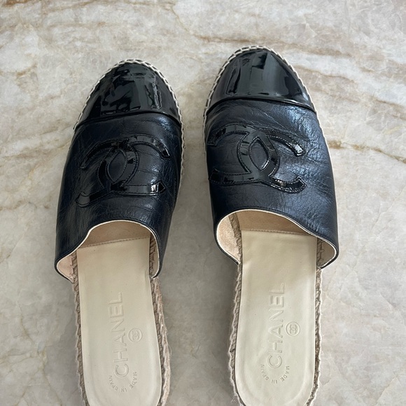 Chanel Espadrilles size 39 Black - Picture 2 of 3